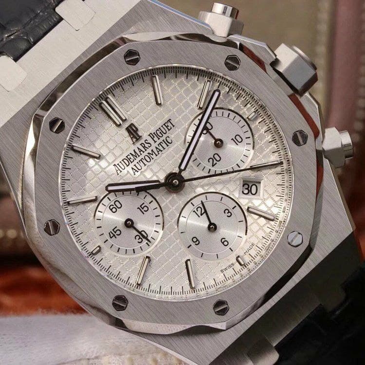 AP0608A - Royal Oak Chronograph 1:1 Best Edition 26331ST SS/LE White AP0608A - Royal Oak Chronograph 1:1 Best Edition 26331ST SS/LE White
