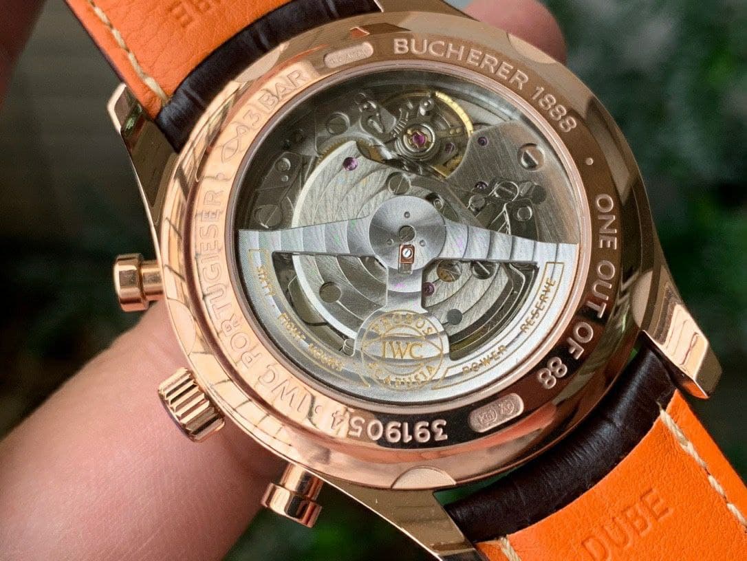 Da Vinci Chrono IW3934 RG 1:1 Best Edition White Dial Gold Markers on Brown Leather Strap Da Vinci Chrono IW3934 RG 1:1 Best Edition White Dial Gold Markers on Brown Leather Strap