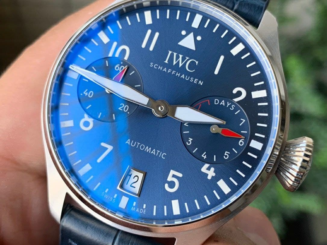 Big Pilot IW501008 "Boutique London" SS Best Edition Blue Dial on Blue Leather Strap Big Pilot IW501008 "Boutique London" SS Best Edition Blue Dial on Blue Leather Strap