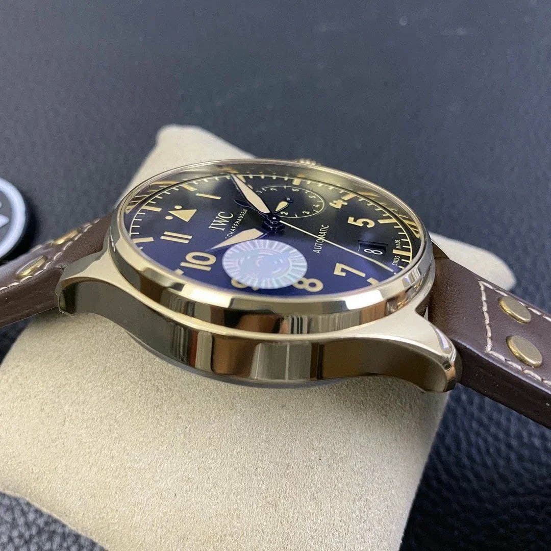 Big Pilot IW501005 Real Bronze 1:1 Best Edition Black Dial on Brown Leather Strap A52000 Big Pilot IW501005 Real Bronze 1:1 Best Edition Black Dial on Brown Leather Strap A52000