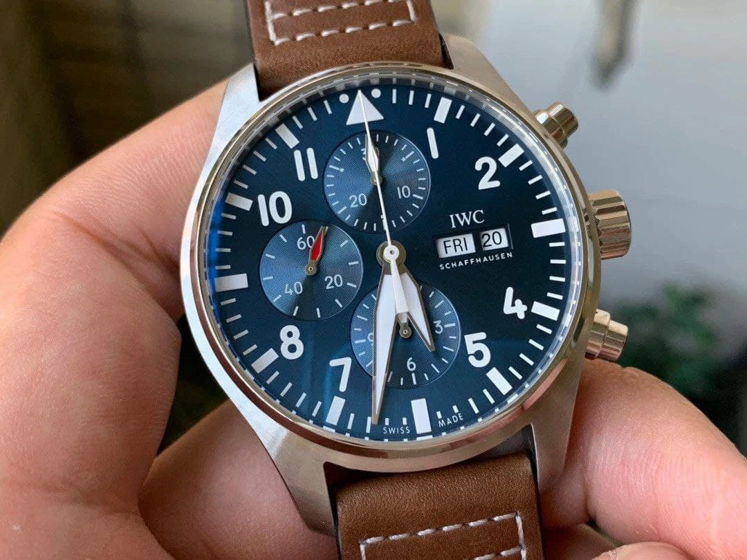 Pilot Chrono 377714 "Le Petit Prince" 2016 SIHH 1:1 Best Edition on Brown Leather Strap A7750