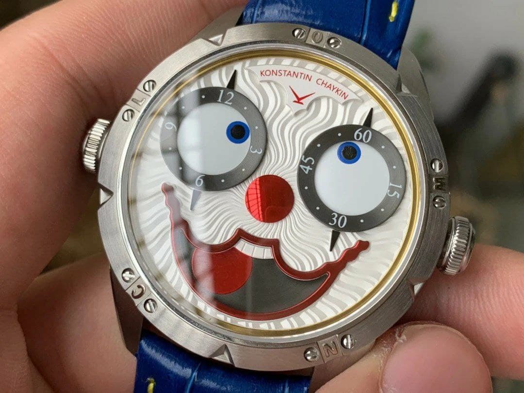 Konstantin Chaykin Joker Grey Dial 24collector leather strap Konstantin Chaykin Joker Grey Dial 24collector leather strap