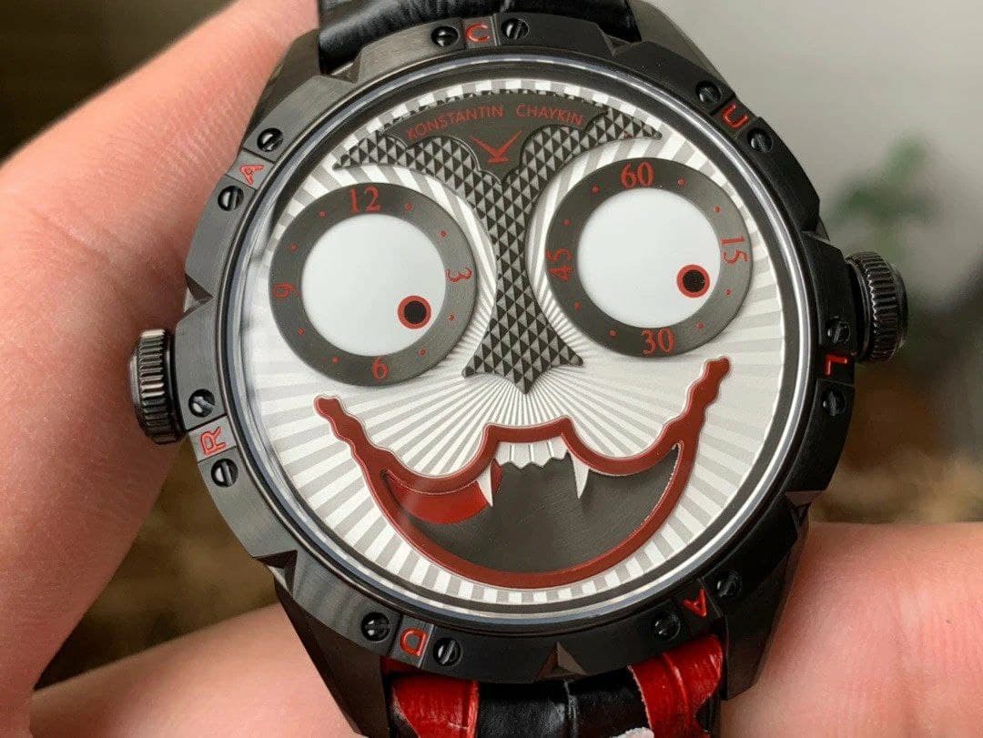 Konstantin Chaykin Joker Grey Dial 24collector leather strap Konstantin Chaykin Joker Grey Dial 24collector leather strap