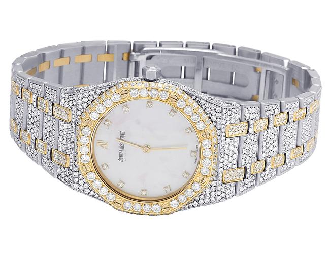 Audemars Piguet Two Tone Ladies Royal Oak 33mm 18k/Steel Vs Diamond 22.5ct Watch