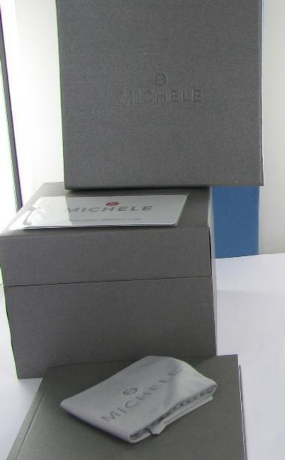 Michele Silver Deco 16 Mww06v000002 Diamond Mother Of Pearl Dial Watch