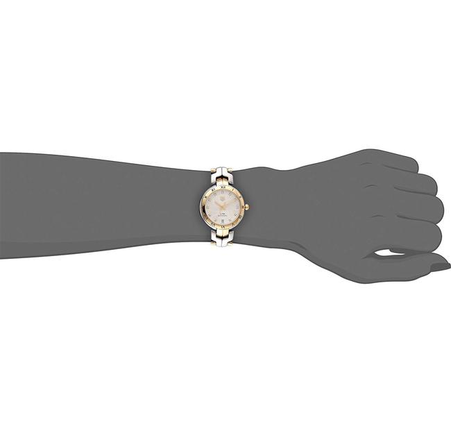 TAG Heuer Silver Guilloche Link Wat2350.bb0957 34mm Ladies Watch