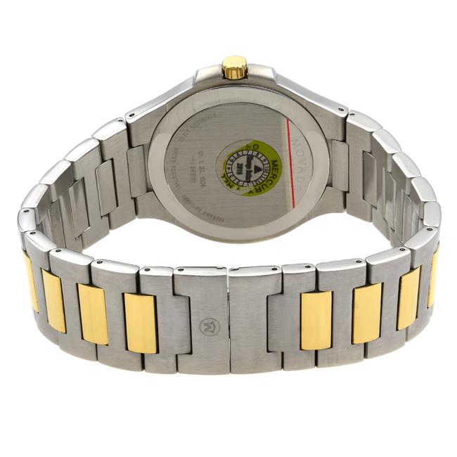 Movado Black Museum Two Tone Steel Dial Quartz Mens 0606181 Watch