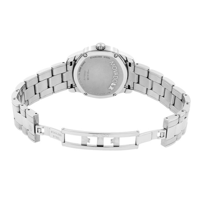 Movado Mother Of Pearl Lx Steel Diamond Quartz Ladies 0606619 Watch