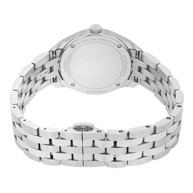 Baume & Mercier Steel Clifton Mop Diamond Dial Quartz Ladies Moa10176 Watch