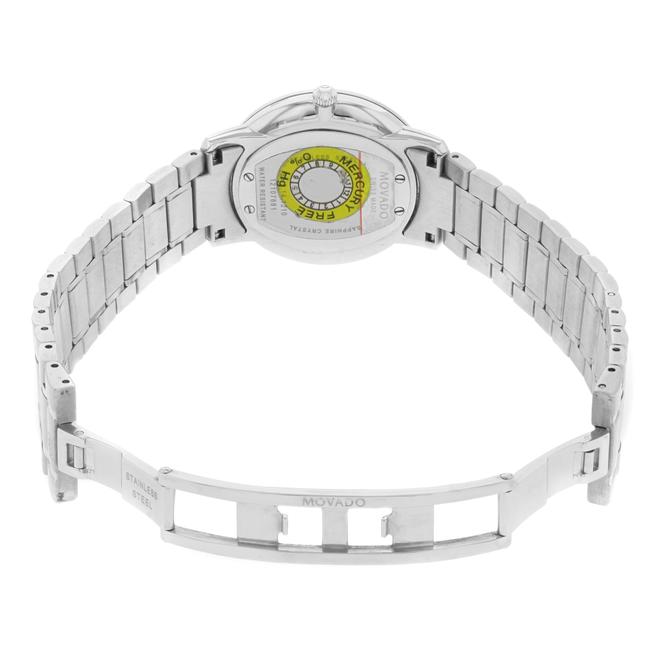 Movado Mother Of Pearl Tc Diamond Steel Quartz Ladies 0606691 Watch