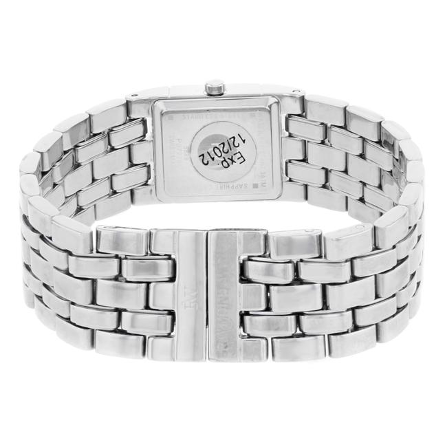 Raymond Weil Silver Tema Diamonds Square Steel Quartz Ladies Watch