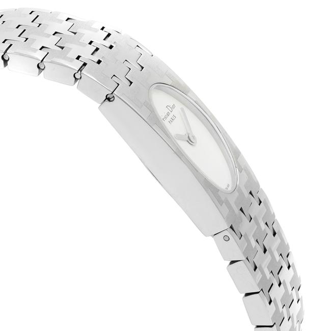 Dior Silver Miss Textured Ss Bracelet Watch