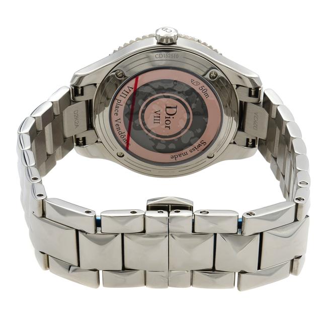 Dior Blue Montaigne Viii Diamond Sunray Dial Ladies Watch