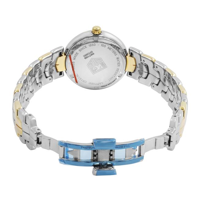 TAG Heuer Silver Link Steel 18k Gold Diamond Quartz Wat1350.bb0957 Watch