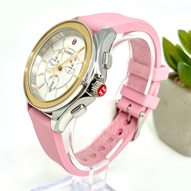 Michele Pink/Gold-tone Cape Stainless Mww27e000016 Watch