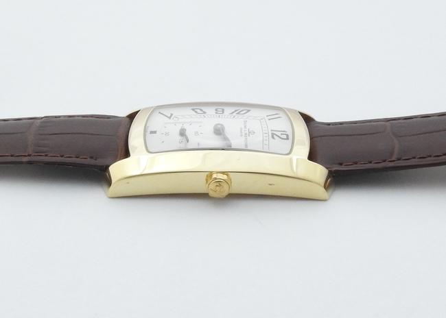 Baume & Mercier Yellow Gold Hampton 18k Mens White Dial 7345 Watch