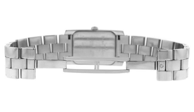 Baume & Mercier Silver Hampton Mv045063 Unisex Steel Quartz 24mm Watch