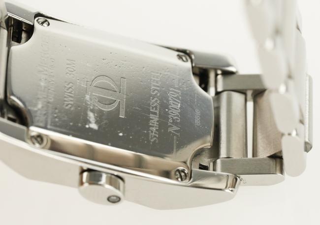 Baume & Mercier Silver Mother-of-pearl Square Dial Watch