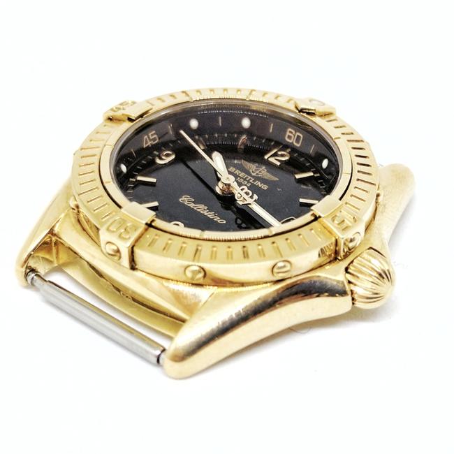Breitling Callestino Quartz Model Gold Womans Wrist Watch