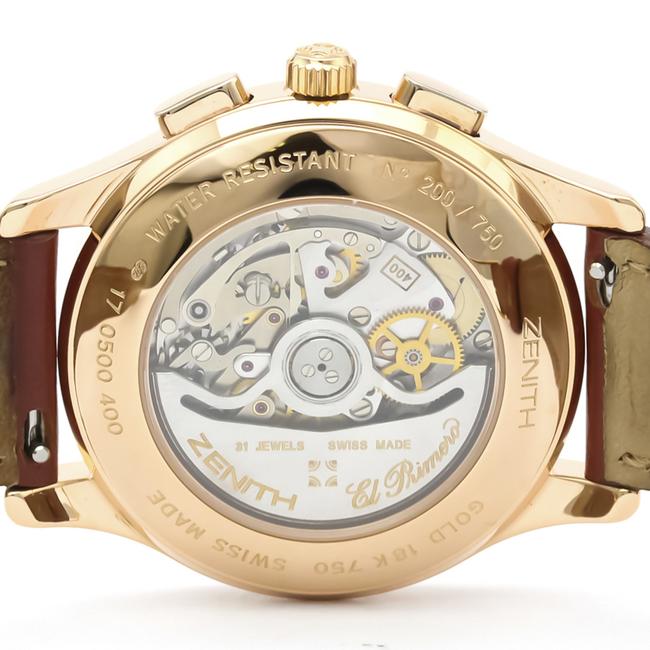 Zenith El Primero Rose Gold (18k) Mens Sports 17.0500.400 Watch