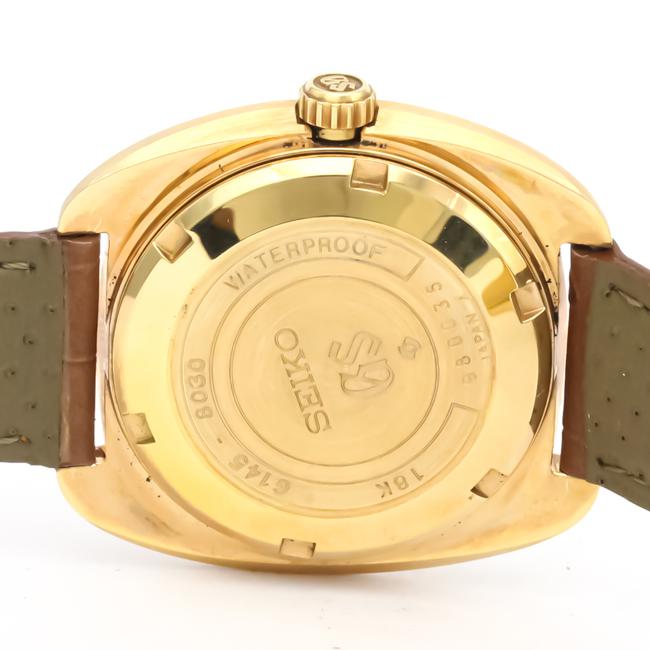 Seiko Grand Yellow Gold (18k) Mens Dress 6145-8030 Watch