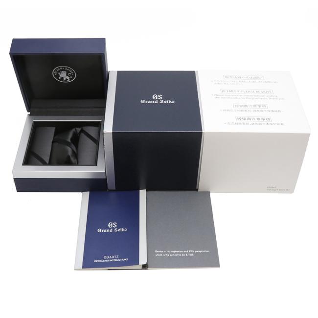 Seiko Grand Mens Sbgv023 (9f82-0af0) Stainless Steel Black Watch