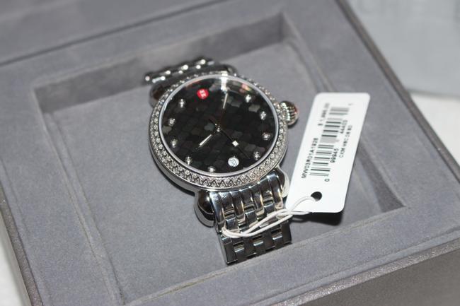 Michele Black Mother Of Pearl Mosaic Csx Diamond Watch