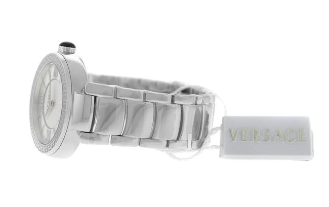 Versace Silver New Ladies Leda Vnc030014 Stainless Steel Quartz 38mm Watch