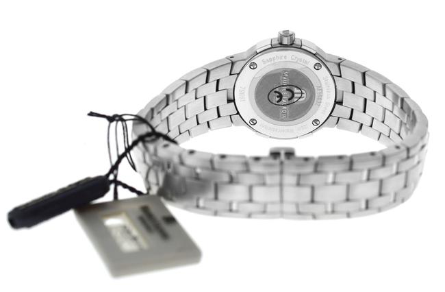 Maurice Lacroix Silver New Lady Milestone Ms1013-ss002-310 Steel Quartz Watch