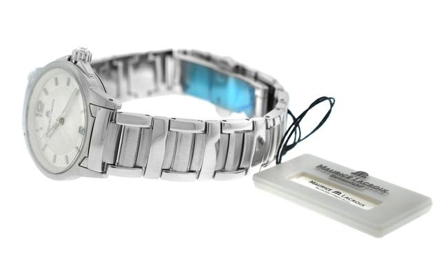 Maurice Lacroix Silver New Lady Miros Mi1053-ss002-120 Steel Quartz Watch