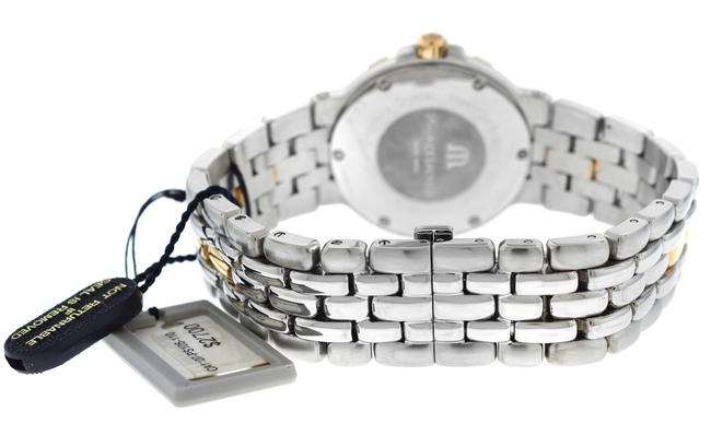 Maurice Lacroix Silver Gold New Men Calypso Ca1107-ps105-110 Steel Watch