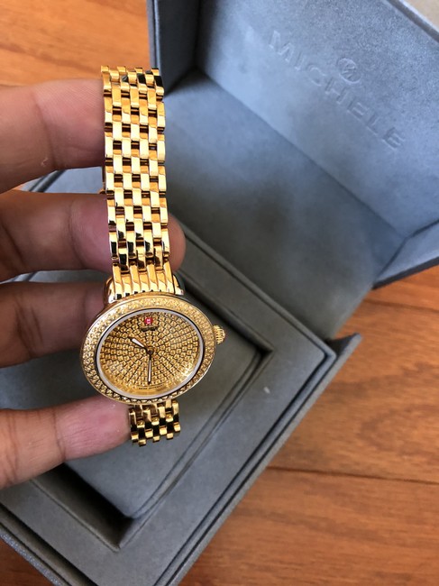 Michele Gold Flash-sale Rare Serein 12 Watch
