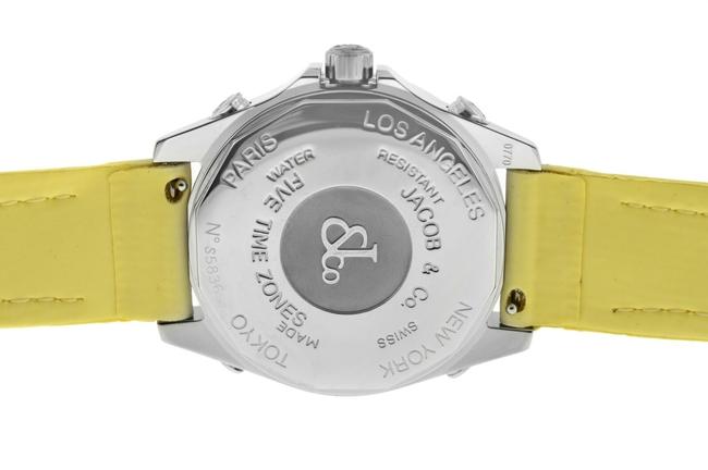 Jacob & Co. Silver Unisex Five 5 Time Zone Jcm-24 Stainless Steel 40mm Watch