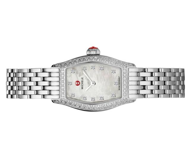 Michele Silver Urban Coquette Mother Of Pearl Diamond Mww08a000226 Watch
