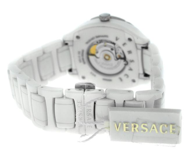 Versace Silver New Dv One 02acs11d001 Sc01 Ceramic 41mm Diamond Watch