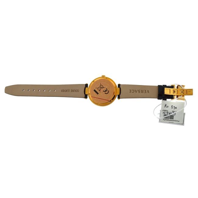 Versace Gold Tone Steel New Mystique Foulard Vk601 0013 Quartz Diamond 38mm Watch