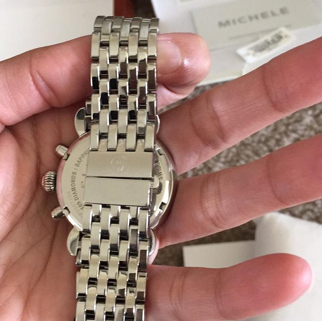 Michele Silver Stainless Steel 36mm Csx Watch