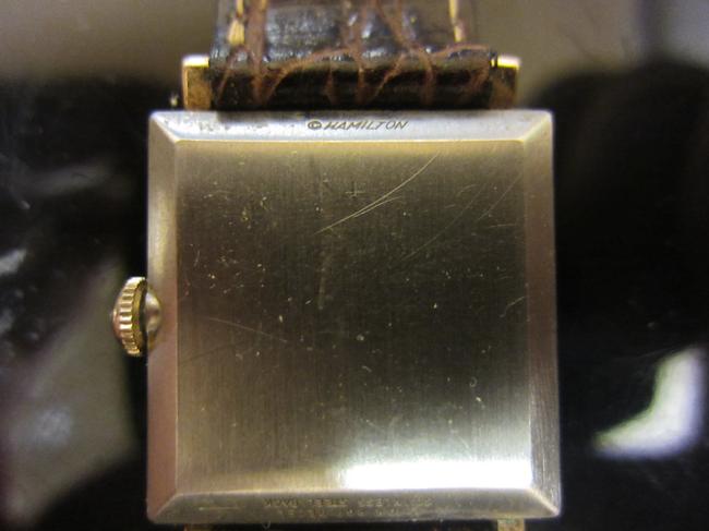 Hamilton Silver/Silver Dial 1950s Mens Swiss Made 17 Jewels Runs Great Watch