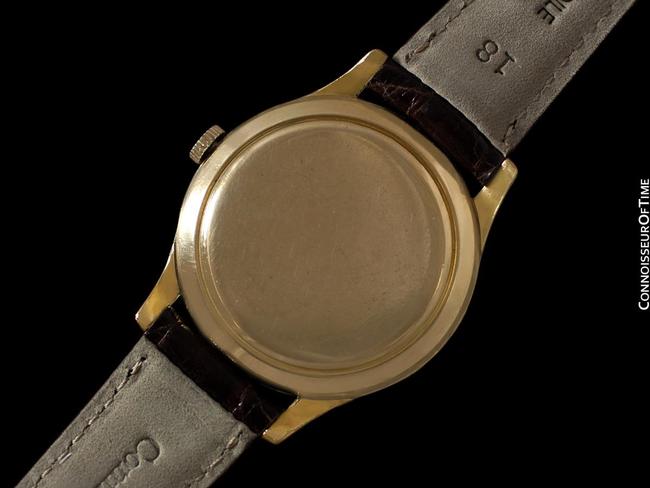 IWC Silver (Toned To A Sepia) 1961 Vintage Mens Cal. 853 with Date - 18k Gold F Watch