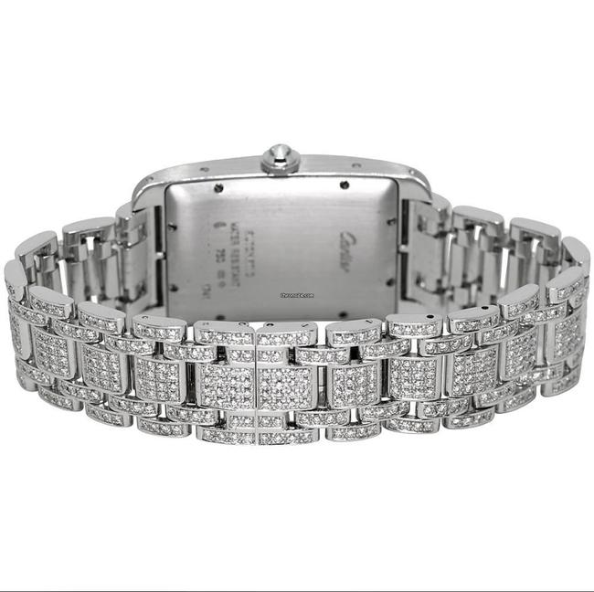 Cartier Tank Am¨¦ricaine American 18k Gold Diamonds Watch
