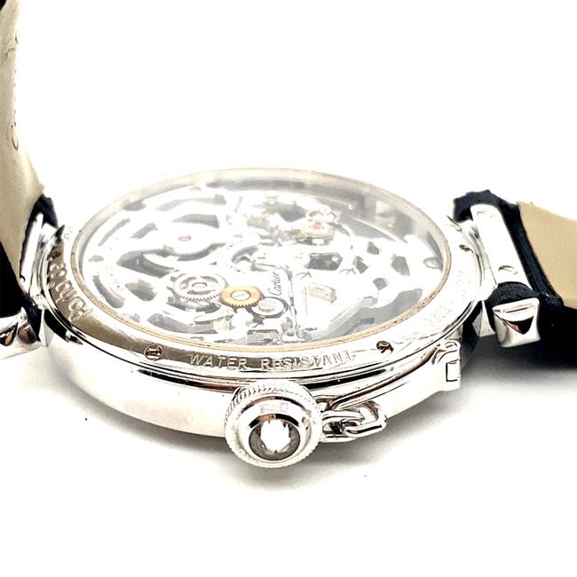 Cartier High Jewery Pasha De 42mm 18k White Gold Watch