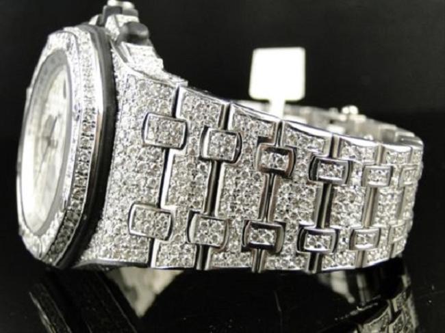 Audemars Piguet Stainless Steel Royal Oak Offshore Diamond 23 Ct Watch