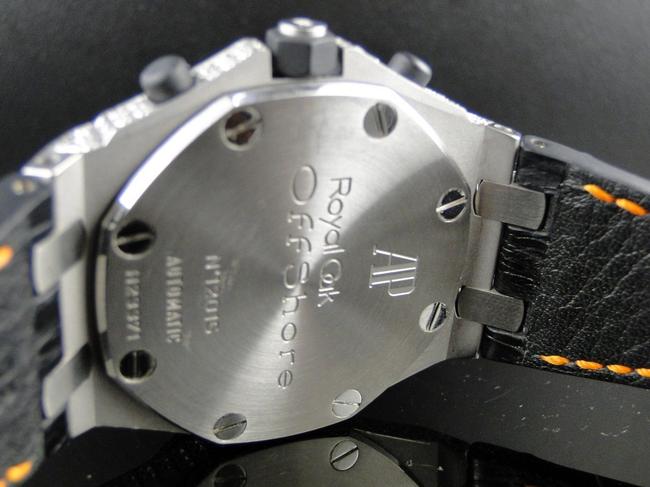 Audemars Piguet Stainless Steel New Custom Mens Royal Oak Offshore Volcano Diamond 12 Ct Watch