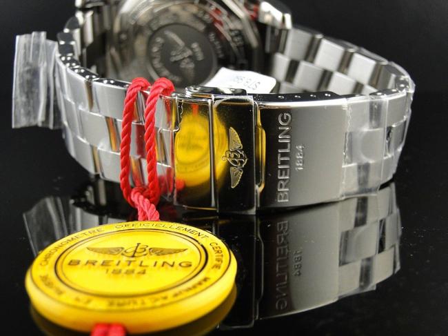 Breitling Stainless Steel Custom Super Avenger 1 Row Big 51 Mm Diamond Ct Watch