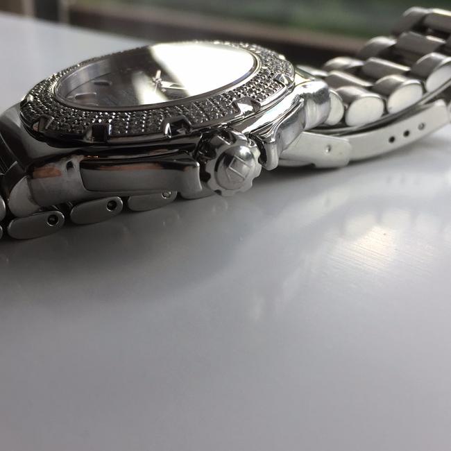 TAG Heuer Black Formula 1 F1 Professional Diamond Bezel Sapphire Crystal Swiss Movement Mop Mother Of Pearl Gray Iridescent Watch
