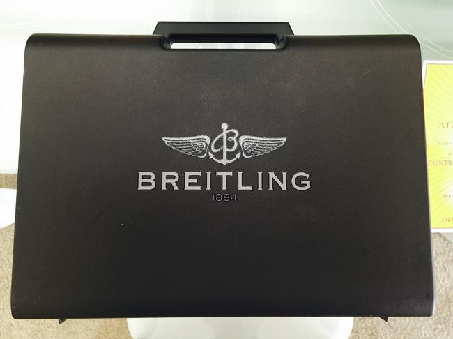 Breitling Custom Diamond Emergency 4 Ct Diamonds Watch