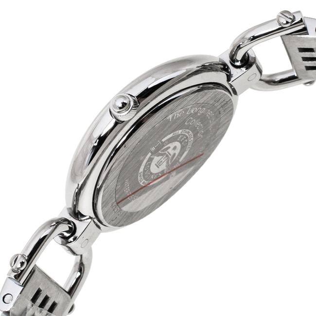 Longines Mother Of Pearl Stainless Steel Diamond Equestrian Collection L6.130.4.87.6 Womens Wristwatch 26.50 Mm Watch