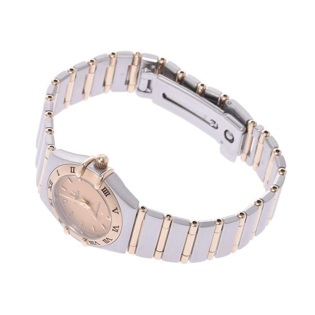 Omega Champagne 18k Yellow Gold and Stainless Steel Constellation 1262.10 Quartz Womens Wristwatch 22 Mm Watch
