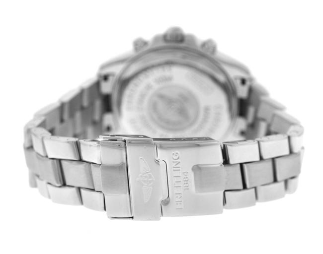 Breitling Silver Colt A73350 Chronometer 38mm Date Quartz Watch