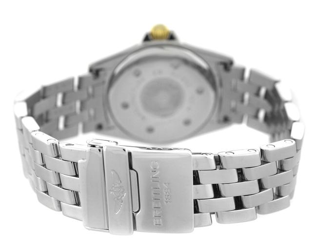 Breitling Silver Ladies Callistino B52045.1 Steel Quartz Date 28mm Watch